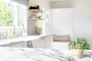 white kitchen countertops